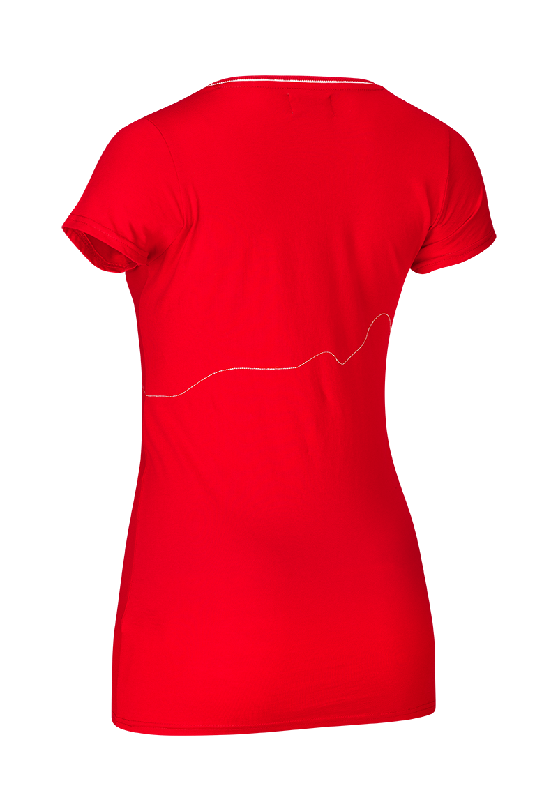 T-Shirt femme rouge